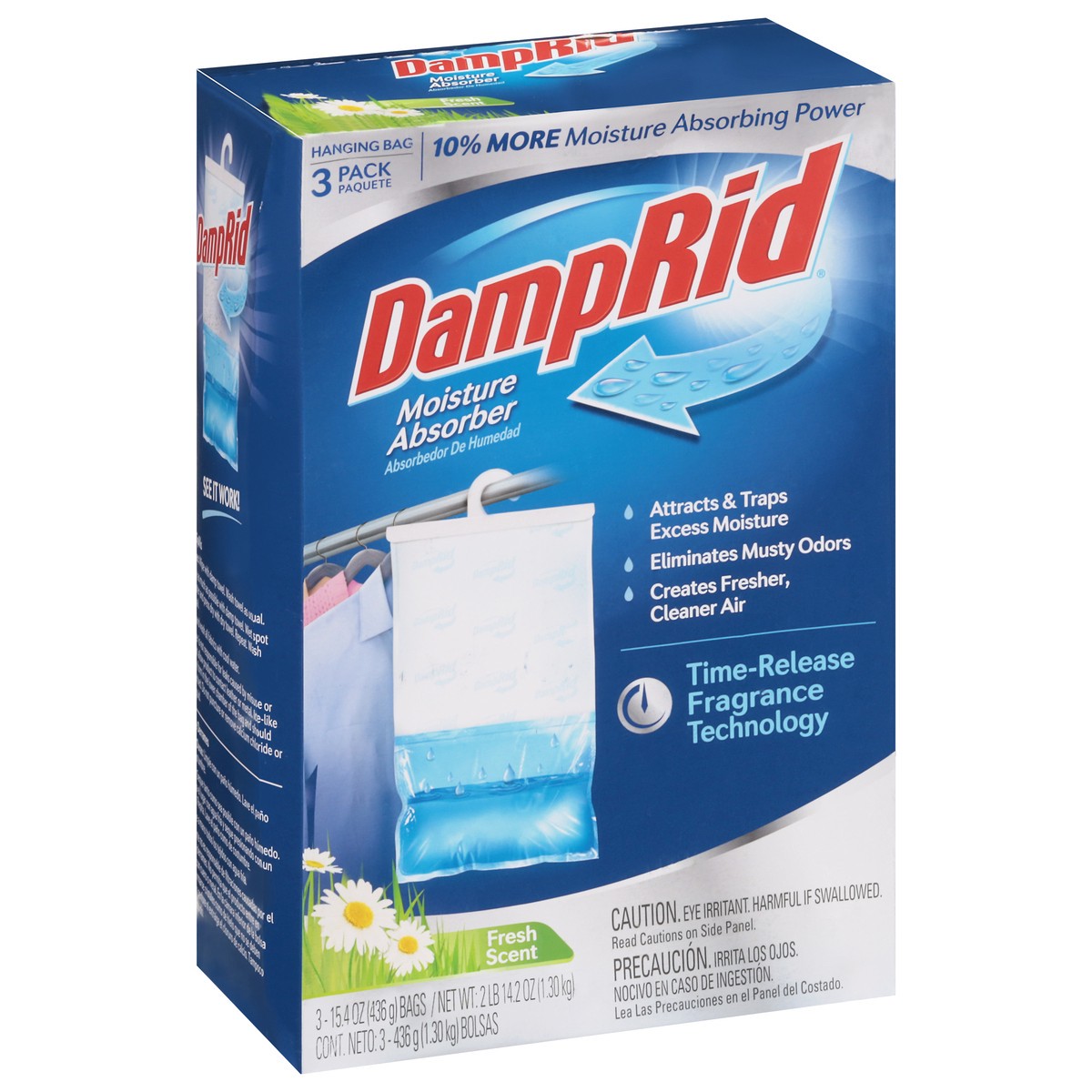 slide 6 of 12, DampRid Hanging Bag Fresh Scent Moisture Absorber 3 - 15.4 oz Bags, 3 ct