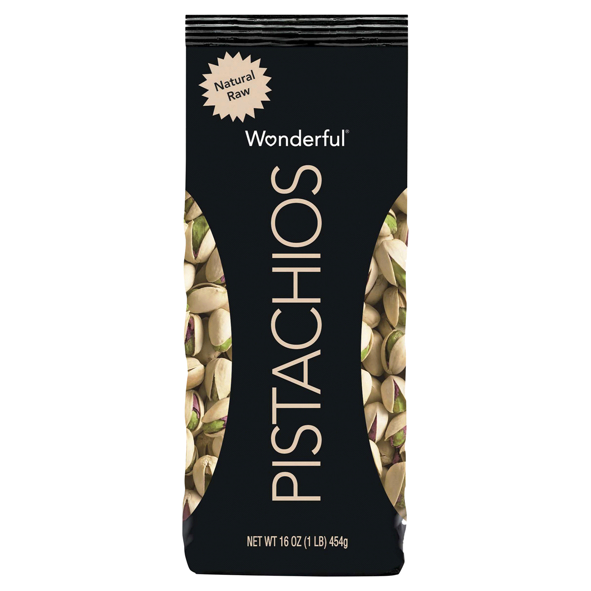 slide 1 of 1, Wonderful Natural Raw Pistachios, 16 oz