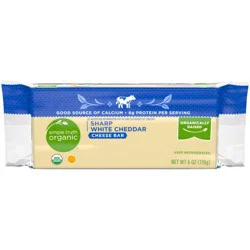 Simple Truth Organic Sharp White Cheddar Cheese Bar