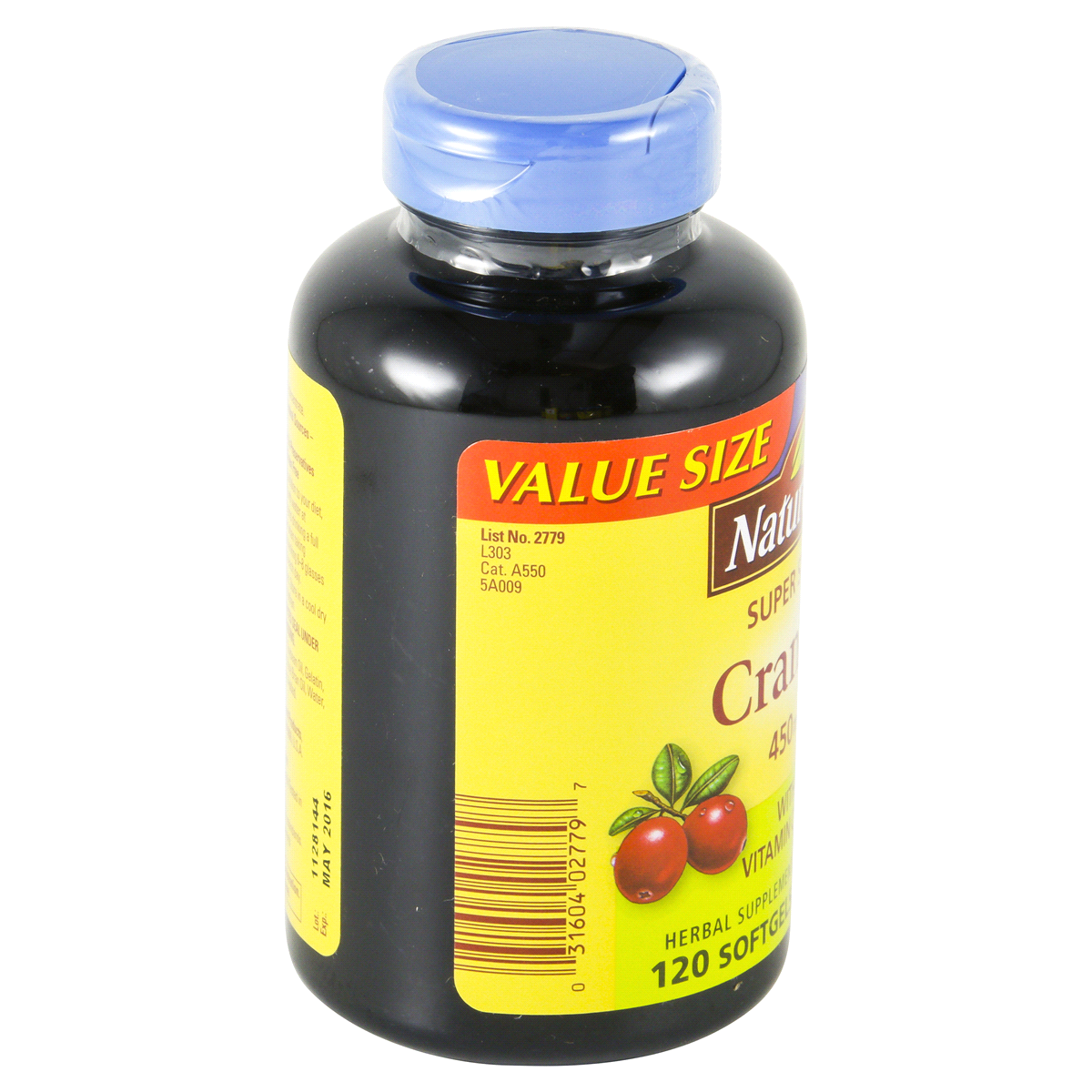 slide 4 of 4, Nature Made Cranberry + Vitamin C Softgels - 120ct, 120 ct