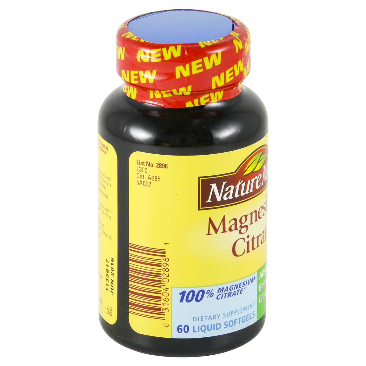 slide 3 of 4, Nature Made Magnesium Citrate 250mg Muscle, Nerve, Bone & Heart Support Supplement Softgel - 60ct, 60 ct