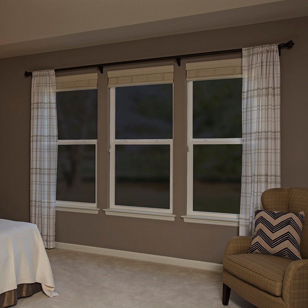 slide 5 of 6, GILA Black 36-in x 78-in Static Cling Privacy-control Window Film, 1 ct