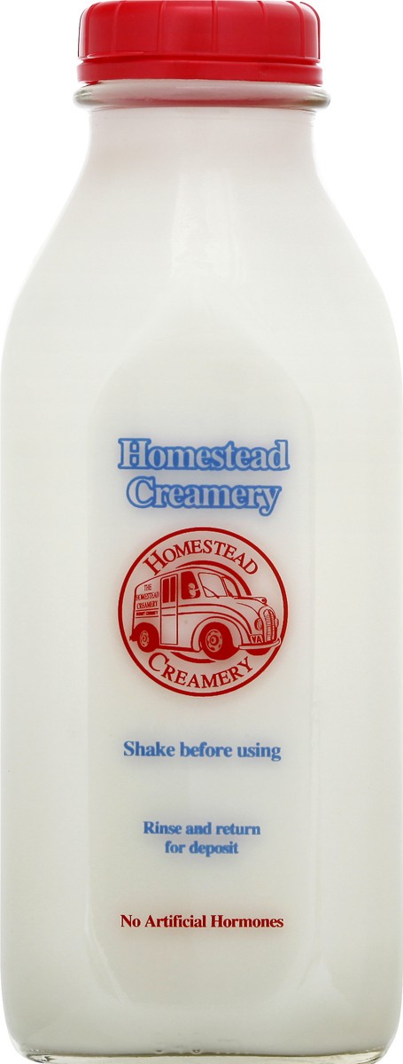 slide 6 of 9, Homestead Creamery Milk 1 qt, 1 qt