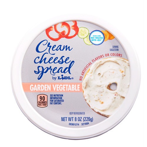 slide 1 of 1, cream cheese spread, garden vegetable, 8 oz