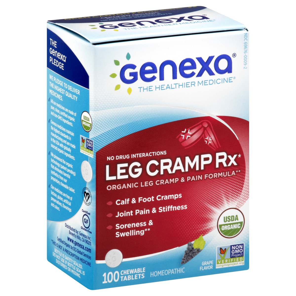 slide 5 of 8, Genexa Leg Cramp Relief, 100 ct
