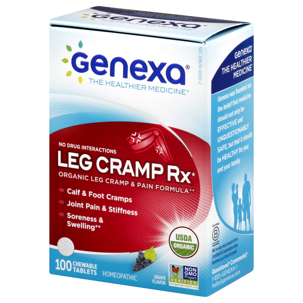 slide 3 of 8, Genexa Leg Cramp Relief, 100 ct