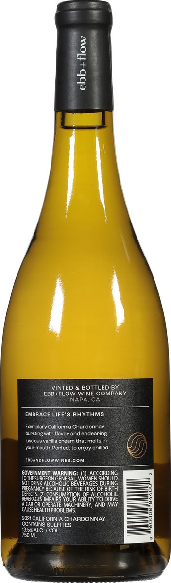 slide 10 of 11, Ebb+Flow California Chardonnay 750 ml, 750 ml