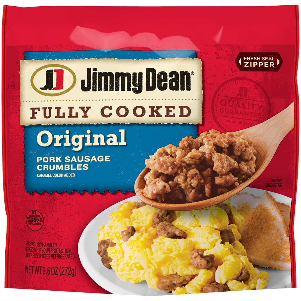 Jimmy Dean Fully Cooked Original Pork Sausage Crumbles 9.6 oz Shipt