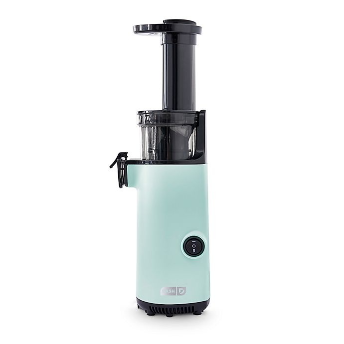 slide 1 of 6, Dash Compact Cold-Press Power Juicer - Aqua, 1 ct