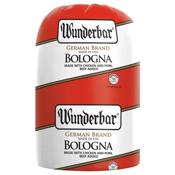slide 1 of 1, Wunderbar Deli German Brand Bologna (Thin Sliced), per lb