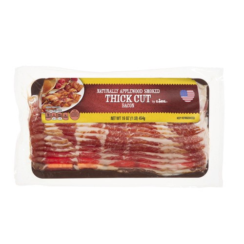 slide 1 of 1, thick cut applewood bacon, 16 oz