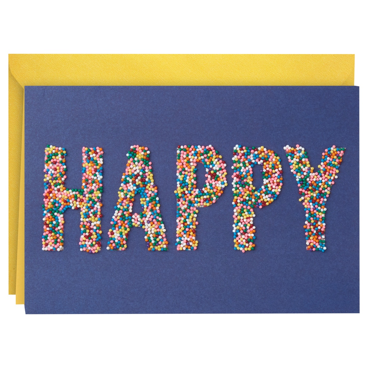 slide 1 of 6, Hallmark Signature Birthday Greeting Card (#19) (Happy Sprinkles), 1 ct