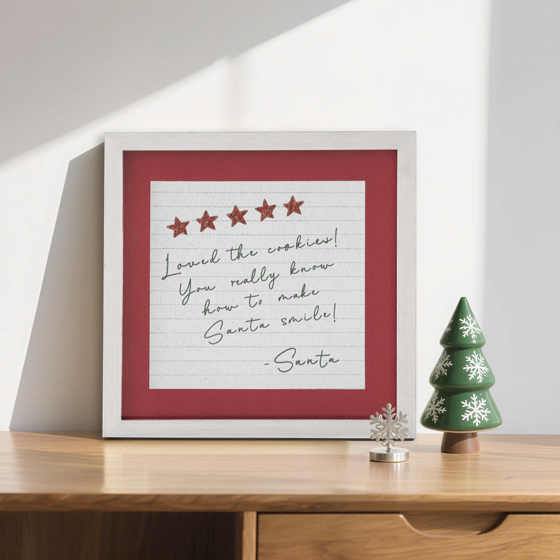 slide 6 of 8, 8" Santa's Letter Decor Accent By Ashland, 8 in