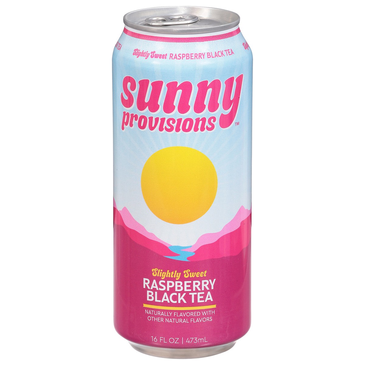 slide 12 of 13, Sunny Provisions Slightly Sweet Raspberry Black Tea - 16 fl oz, 16 fl oz