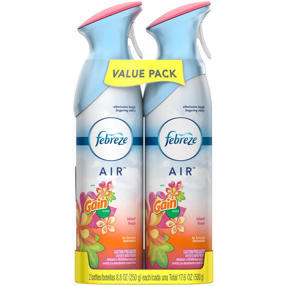 slide 2 of 2, Febreze Air Effects With Gain Island, 8.8 oz