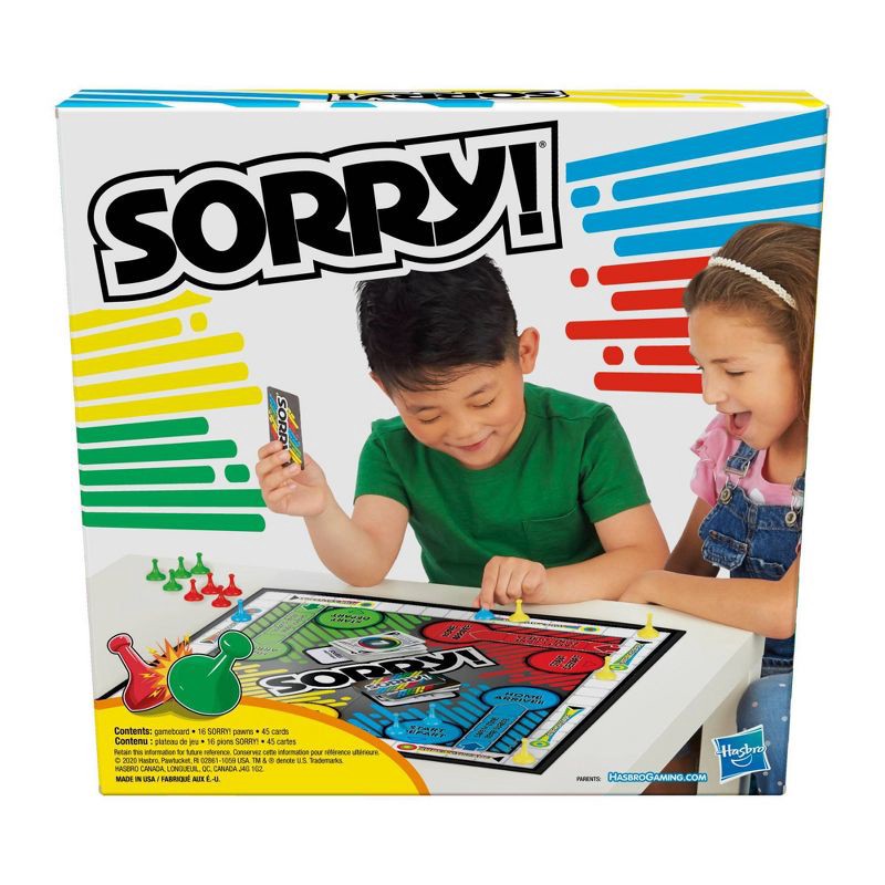 slide 2 of 6, Hasbro Gaming Classic Sorry! Board Game, 1 ct