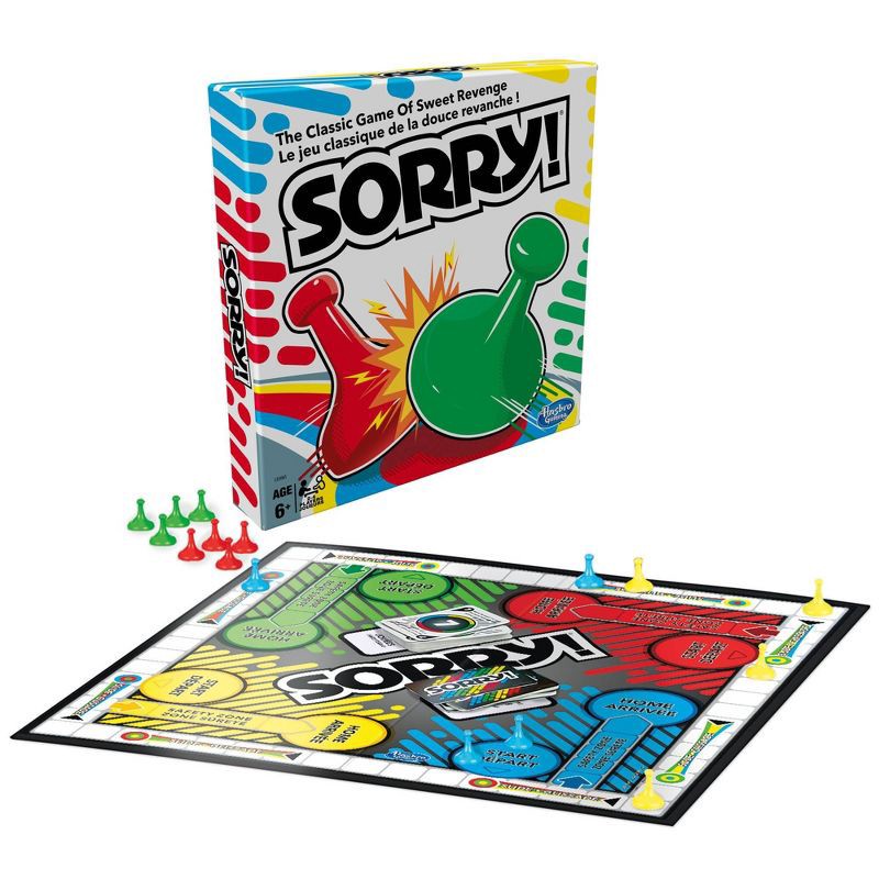 slide 5 of 6, Hasbro Gaming Classic Sorry! Board Game, 1 ct