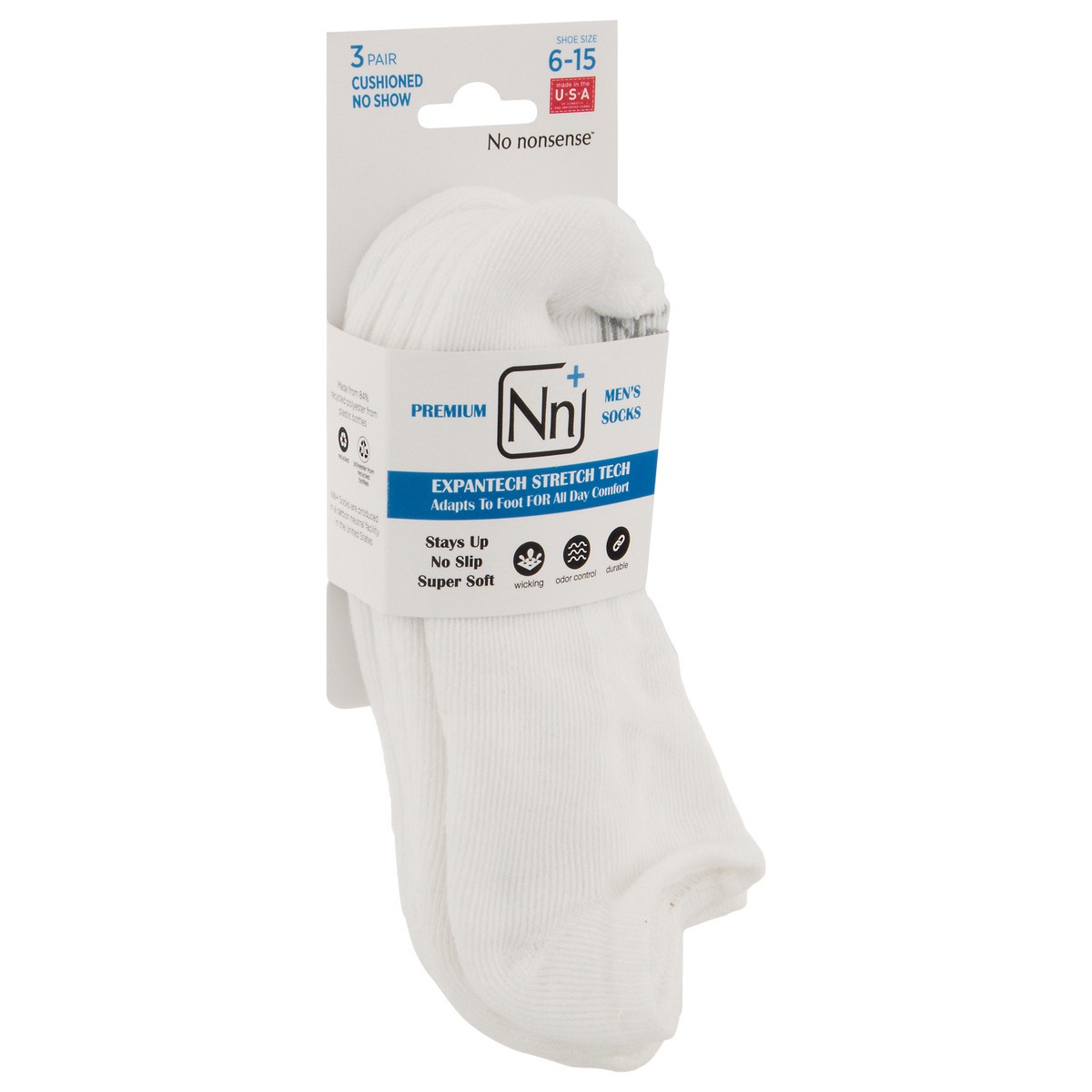 slide 9 of 9, Nn+ Mens Socks, 3 ct