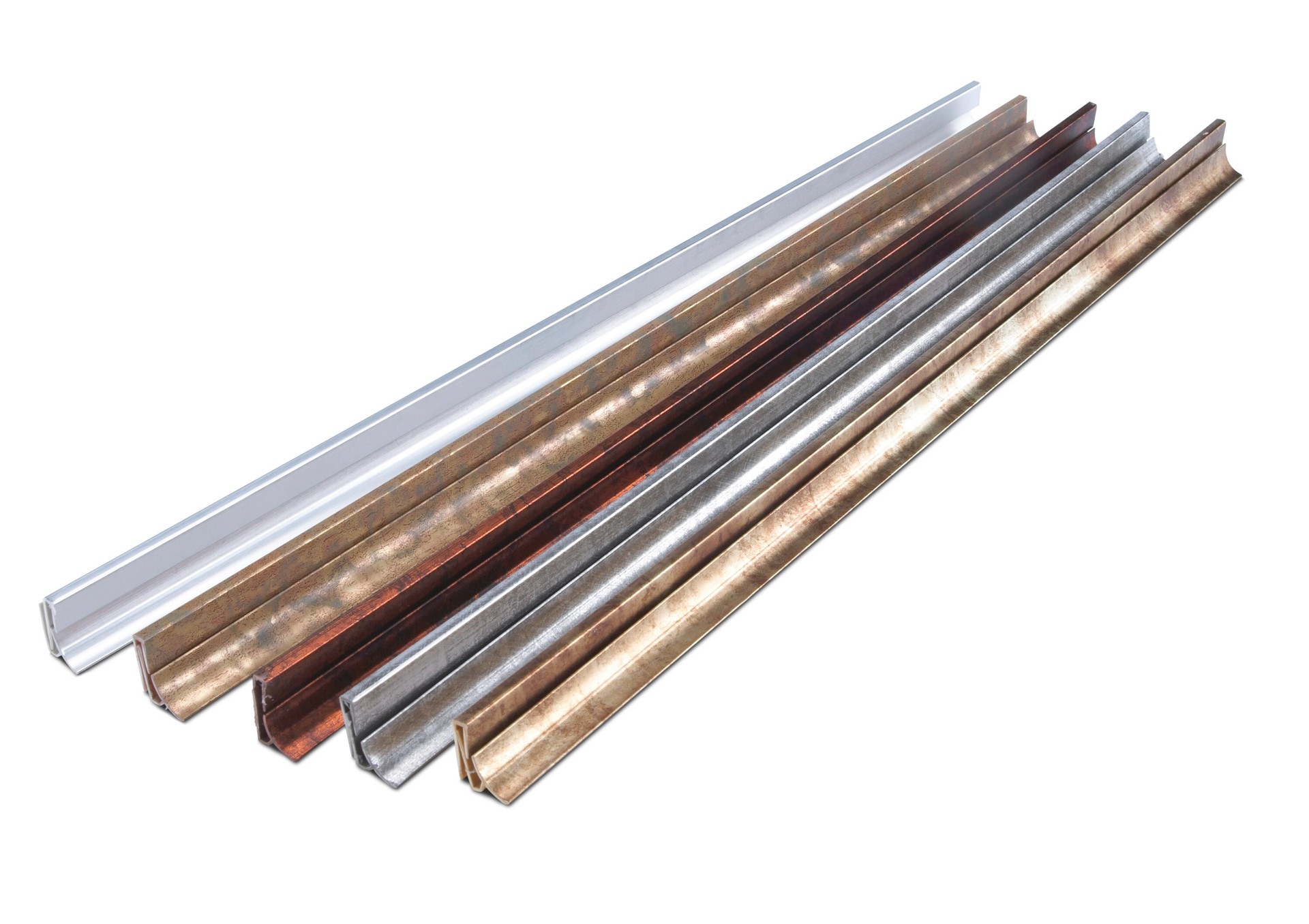 slide 2 of 3, Fasade 0.75-in W x 18-in L Bermuda Bronze PVC J-shape, 1 ct