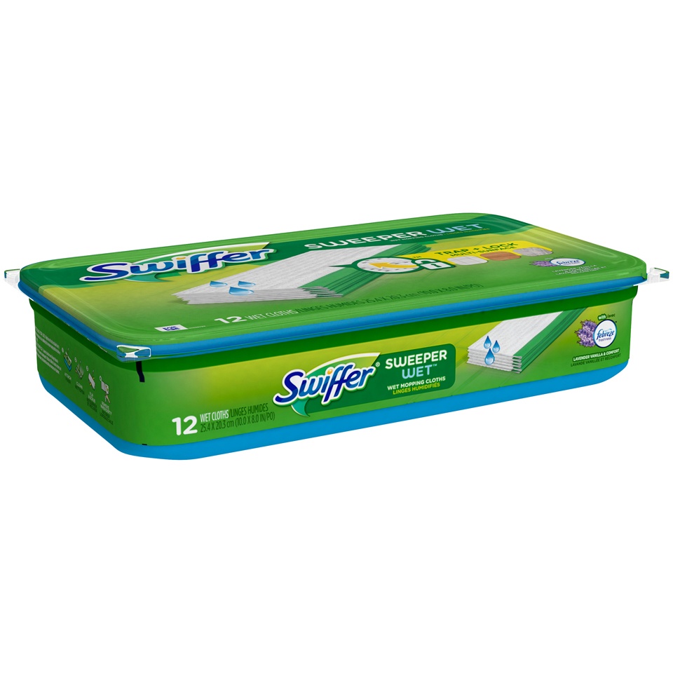 slide 2 of 2, Swiffer Sweeper Wet Mop Scented Pad Refill , 12 ct