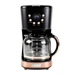Haden Coffee Maker - Black & Copper