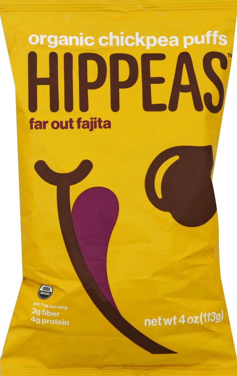 slide 4 of 5, HIPPEAS Chickpea Puffs 4 oz, 4 oz