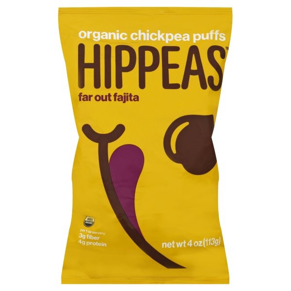 slide 1 of 5, HIPPEAS Chickpea Puffs 4 oz, 4 oz