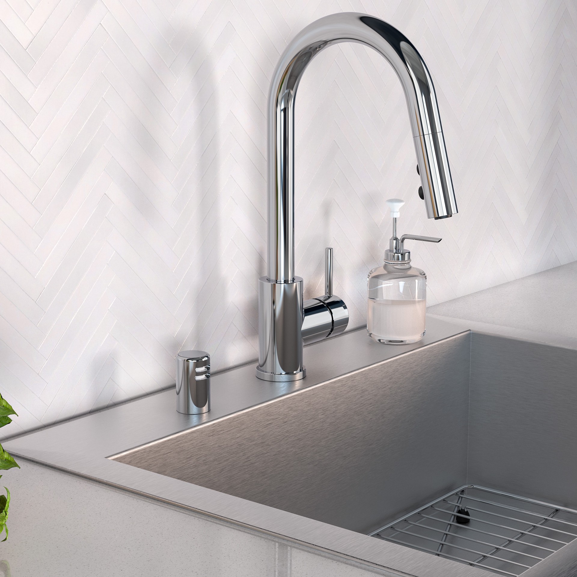 slide 3 of 6, Keeney Plastic Air gap, 1 ct