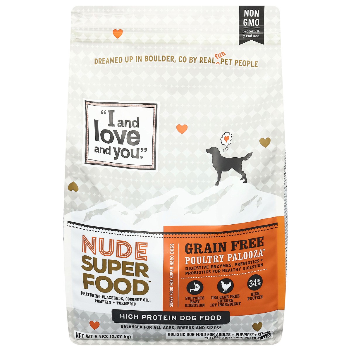 slide 1 of 15, I and Love and You Grain Free Poultry Palooza Dog Food 5 lb, 5 lb