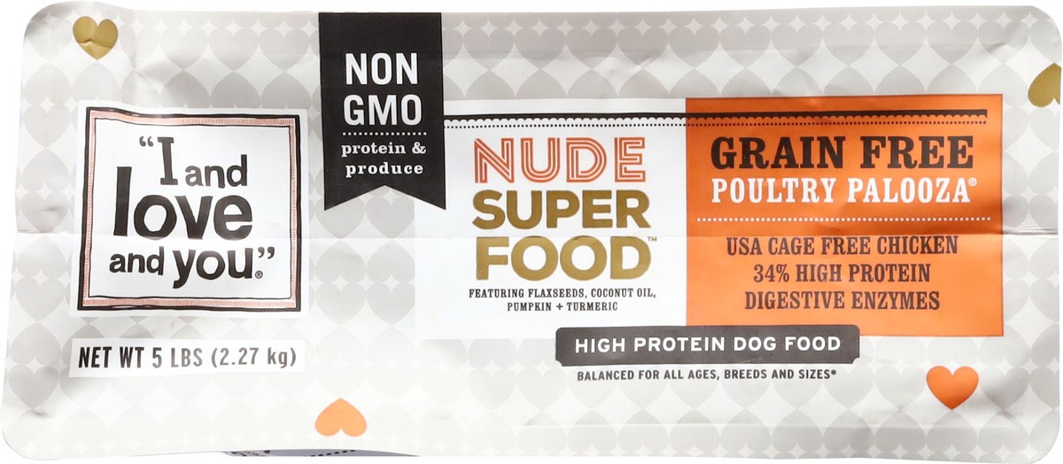 slide 12 of 15, I and Love and You Grain Free Poultry Palooza Dog Food 5 lb, 5 lb