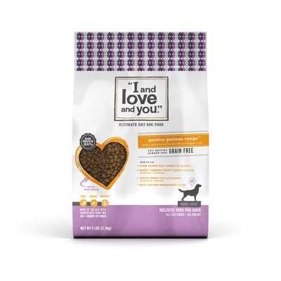 slide 1 of 1, I and Love and You Nude Food Poultry Palooza Dry Dog Food, 5 lb