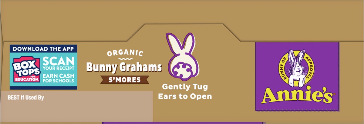 slide 9 of 9, Annie's Organic, Non-GMO Bunny Grahams, Smores, 7.5 oz, 7.5 oz