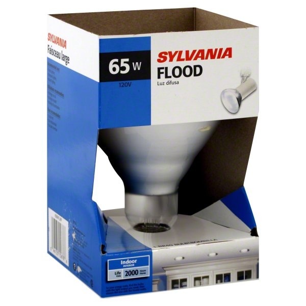 slide 1 of 1, Sylvania 65 Watt Flood Light Bulb, 1 ct