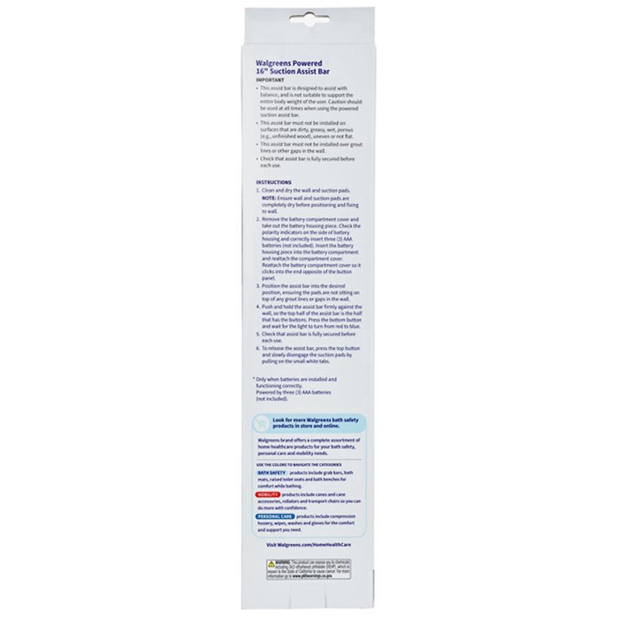 slide 5 of 5, Walgreens Powered Suction Assist Bar, 1 ct