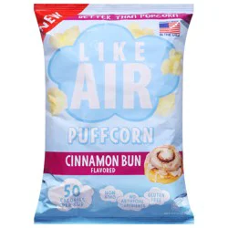 Like Air Cinnamon Bun Flavored Puffcorn 4 oz