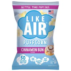 Like Air Cinnamon Bun Flavored Puffcorn 4 oz