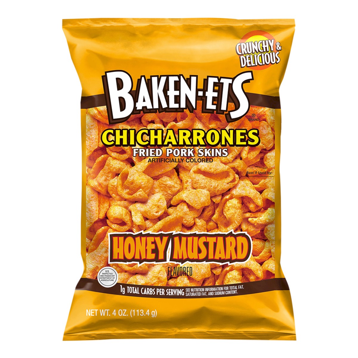 slide 1 of 4, BAKEN-ETS Fried Pork Skins, 4 oz