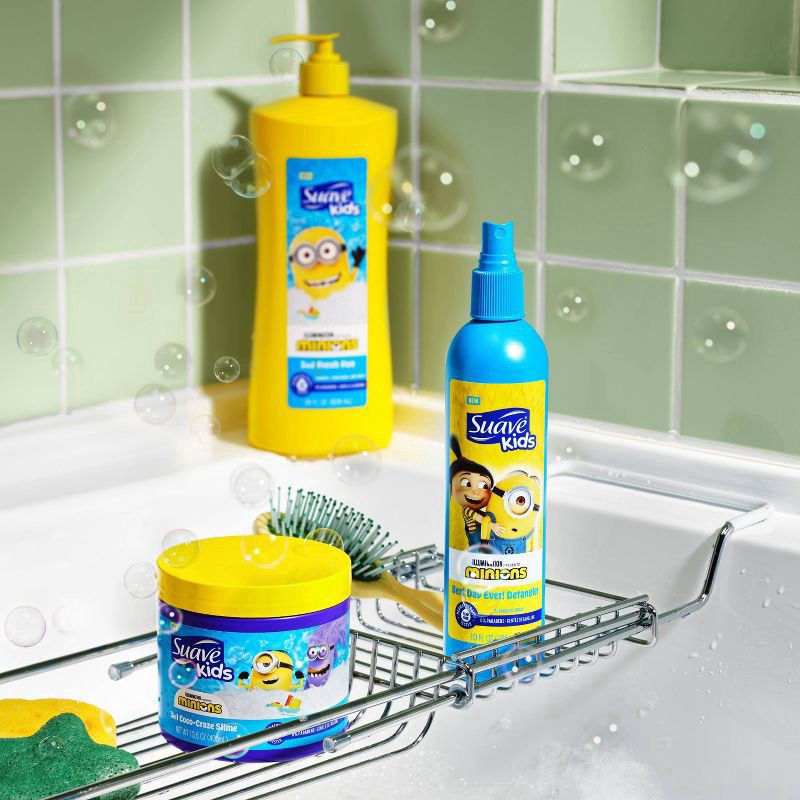 slide 7 of 8, Suave Kids' 3-in-1 Coco-Craze Slime Minions Shampoo and Conditioner - 13.5 fl oz, 13.5 fl oz