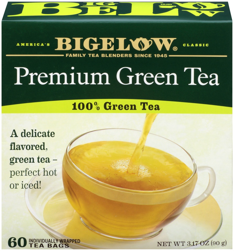 slide 1 of 7, Bigelow Premium Blend Green Tea, 60 ct