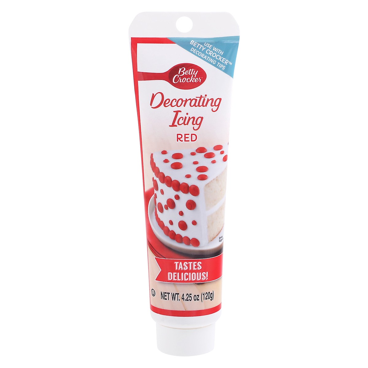 slide 4 of 12, Betty Crocker Red Decorating Icing 4.25 oz, 4.25 oz