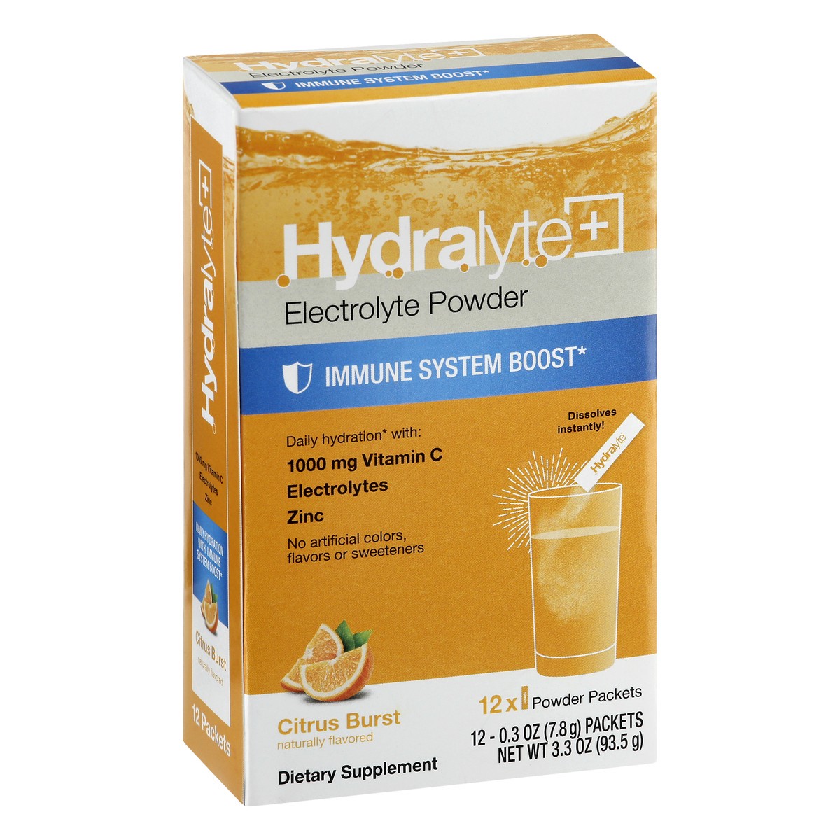 slide 6 of 13, Hydralyte Electrolyte Hydration Powder Sticks Citrus, 12 ct