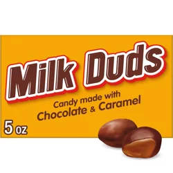 Milk Duds Chocolate Candy, Milk Chocolate, Caramel