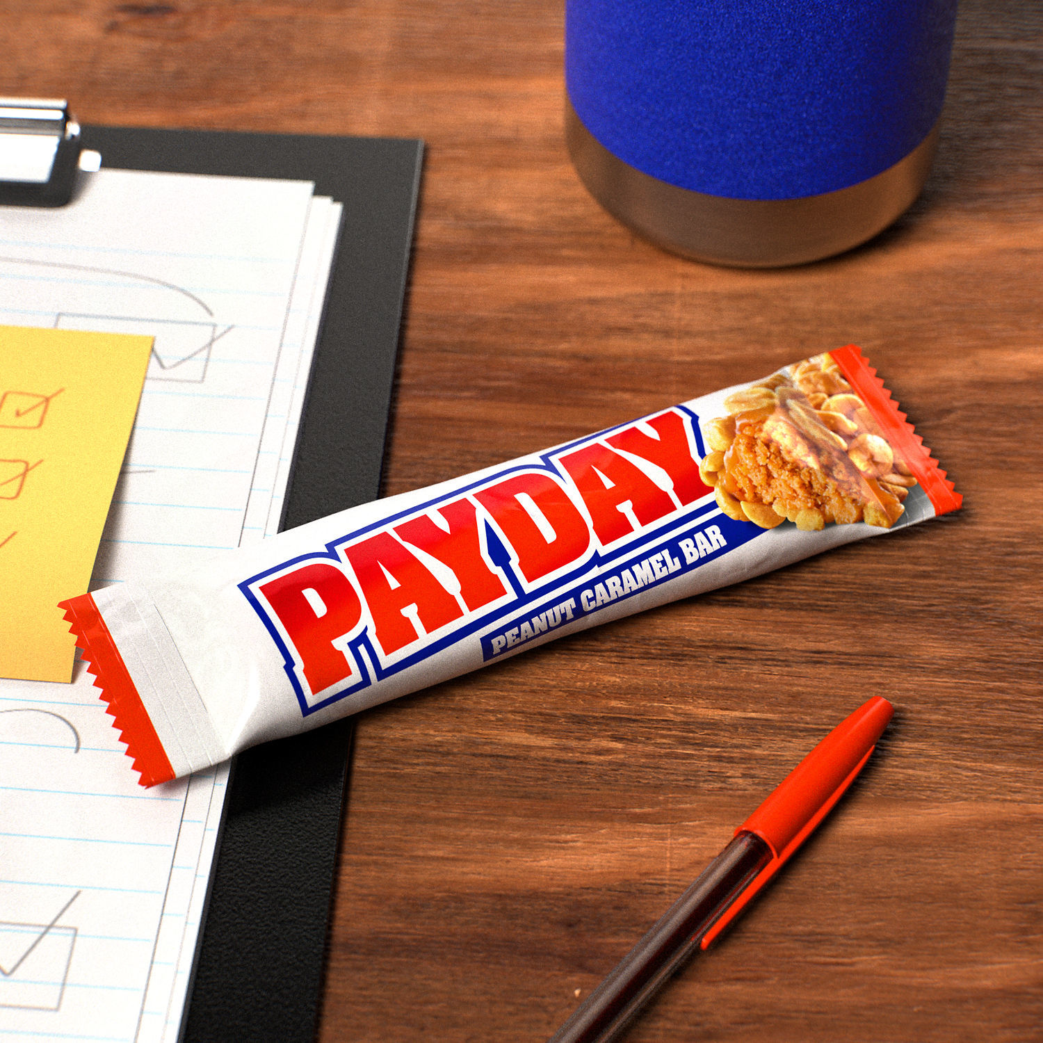 slide 2 of 8, PAYDAY Peanut Caramel Candy Bars, 1.85 oz (6 Count), 6 ct