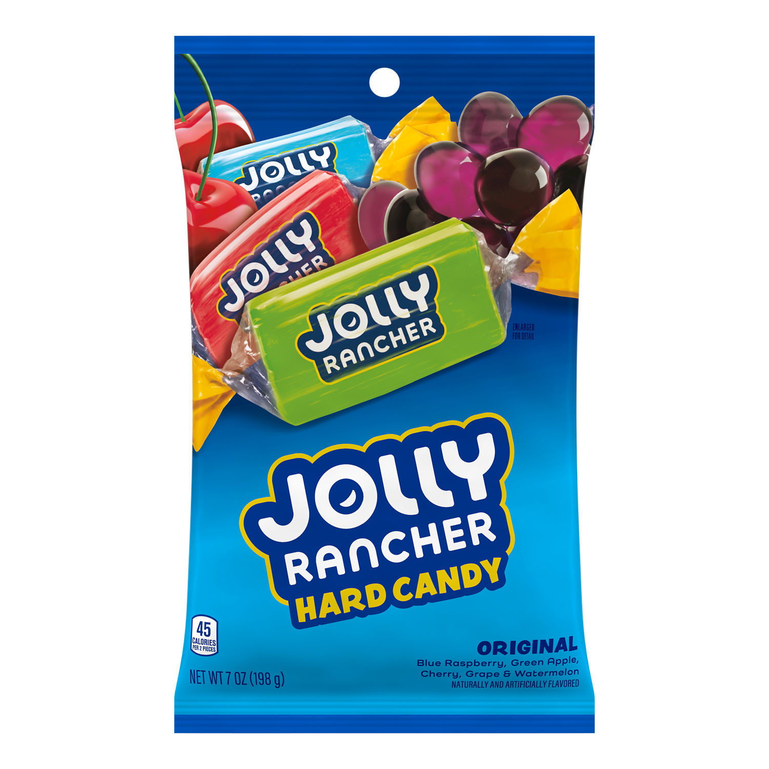 slide 6 of 8, Jolly Rancher Hard Candy, Watermelon, Green Apple, Cherry, Grape and Blue Raspberry Flavors, 7 oz
