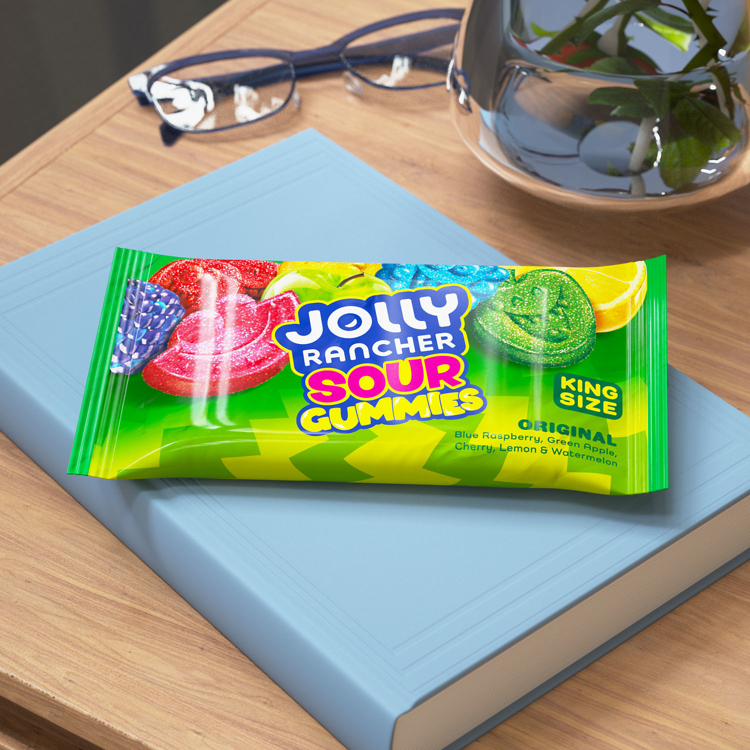 slide 6 of 6, Jolly Rancher Sour Gummies Original Candy King Size 3.87 oz, 3.87 oz
