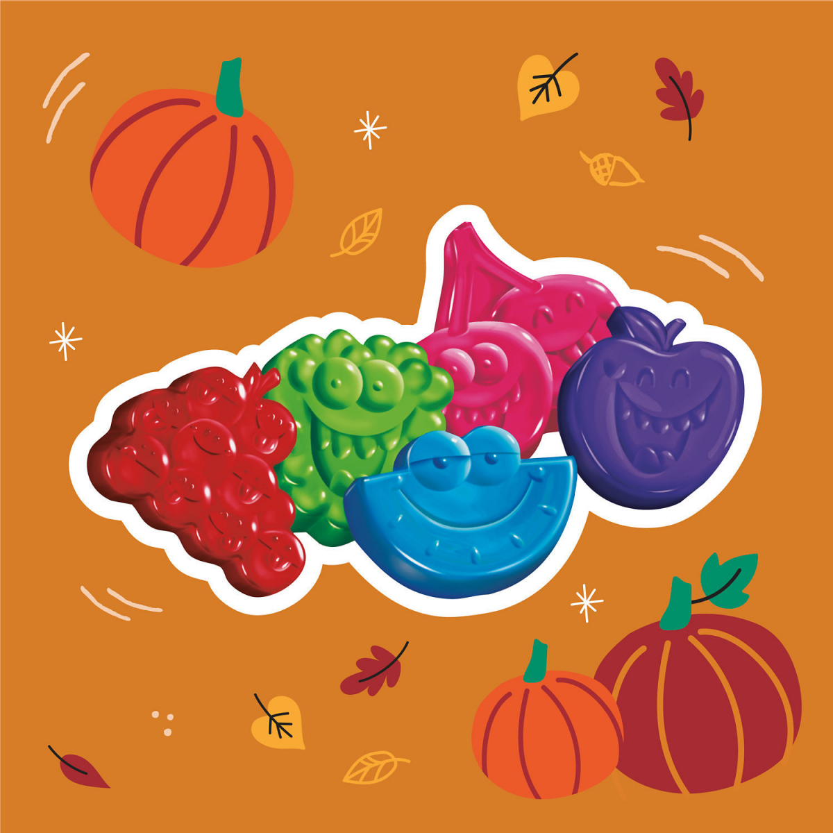 slide 2 of 6, Jolly Rancher Trickies Gummies Assorted Fruit Flavored Halloween Candy Bag - 7.1 Oz, 7.1 oz