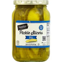 Signature Select Pickles Slicers Dill Jar - 16 Fl. Oz.