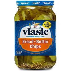 Vlasic Keto Friendly Bread And Butter Pickle Chips - 16 Fl Oz
