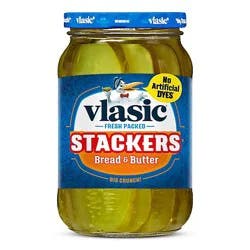 Vlasic Stackers Bread And Butter Pickles - 16 Fl Oz