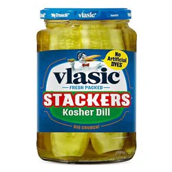 Vlasic Stackers Keto Friendly Kosher Dill Pickles - 24 Fl Oz